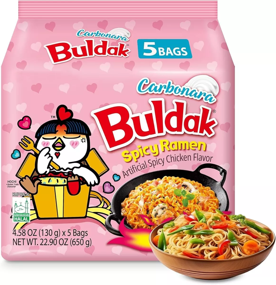 Noodles Buldak Ramen Carbonara (5x8)