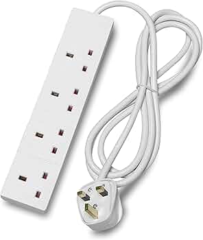4 Way extension lead (1M)
