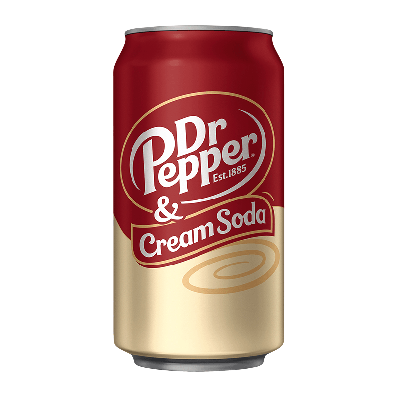 Dr. Pepper Cream soda  (12 Pack )