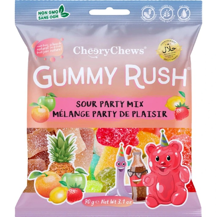 Gummy Rush (mix 90g , 12 Pcs)