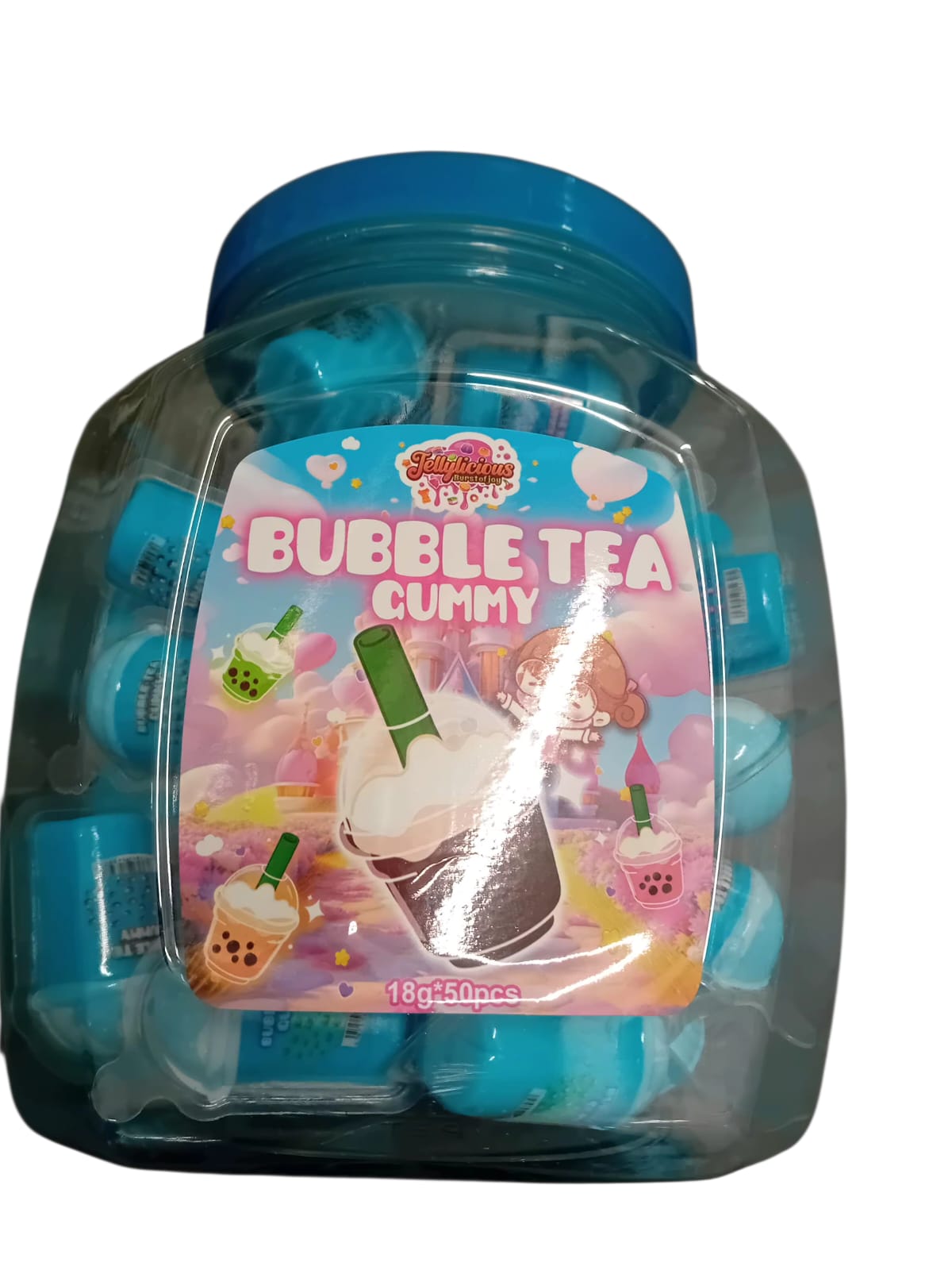 Gummy bubble tea 