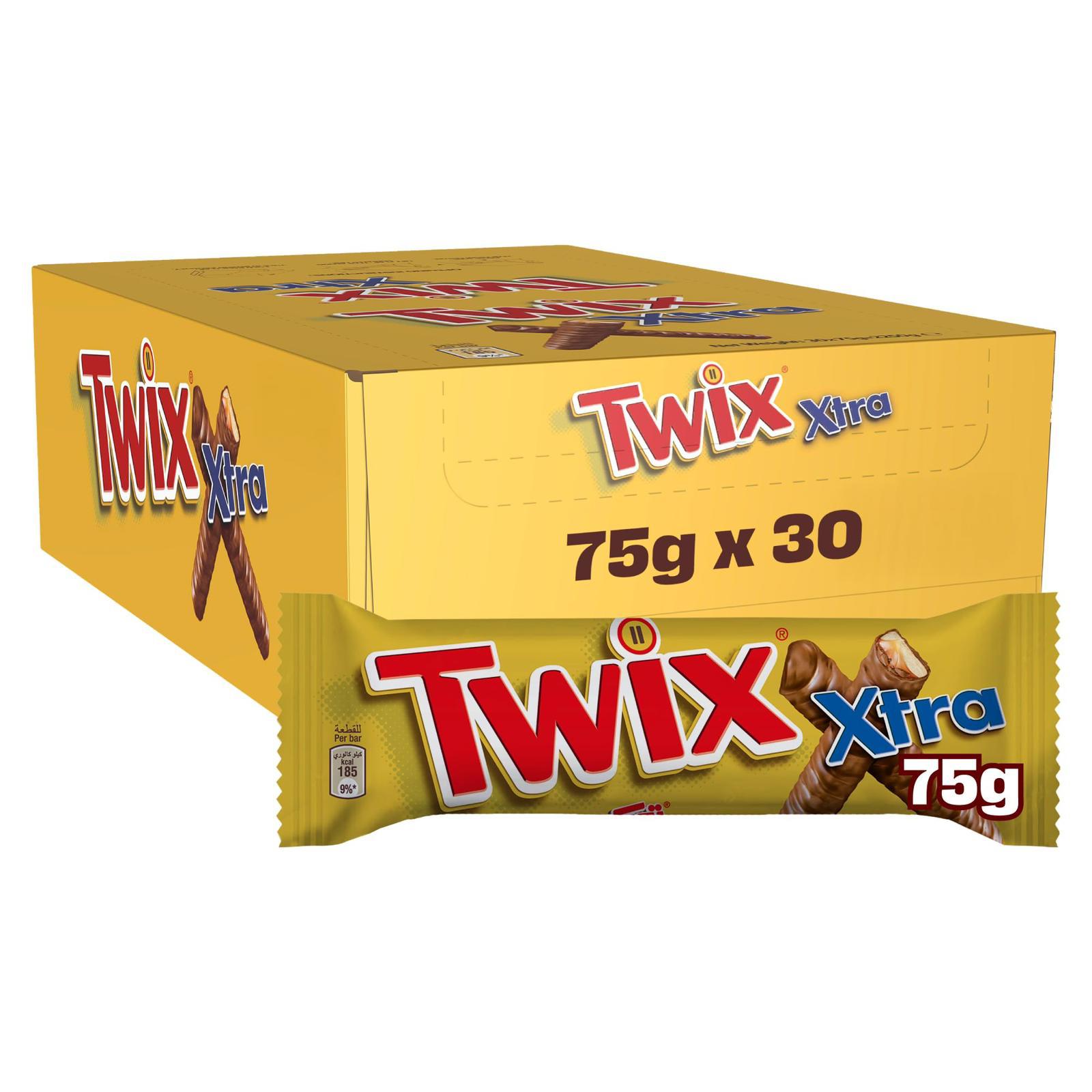 Chocolate Twix Extra Back in Stock (75g×30)