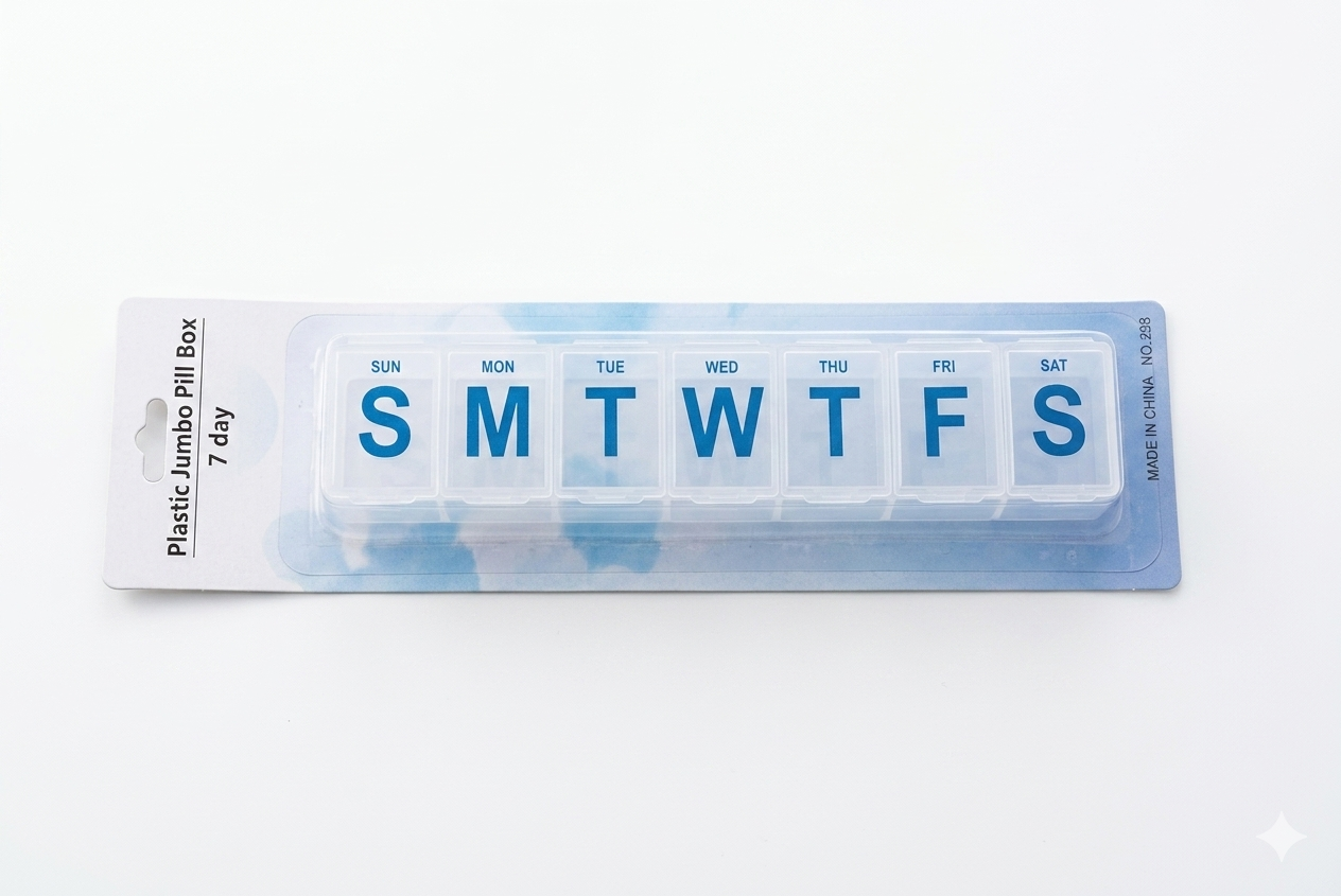 Medicines jumbo pill box