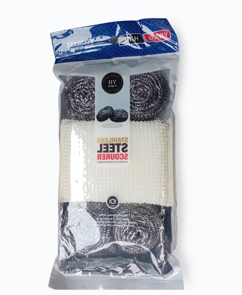 Stainless Steel Scourer (5 pcs)