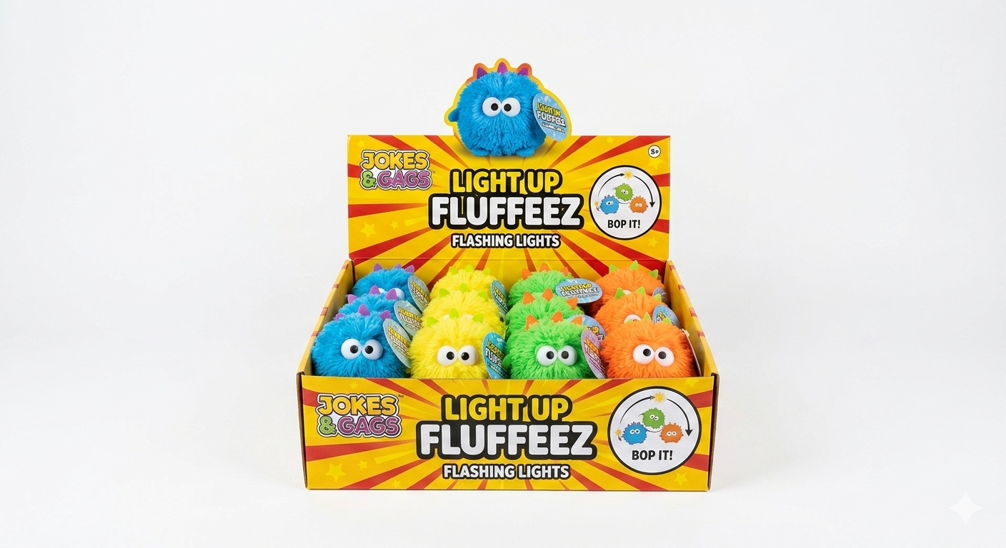 Puffer boll with light (24 Pcs)
