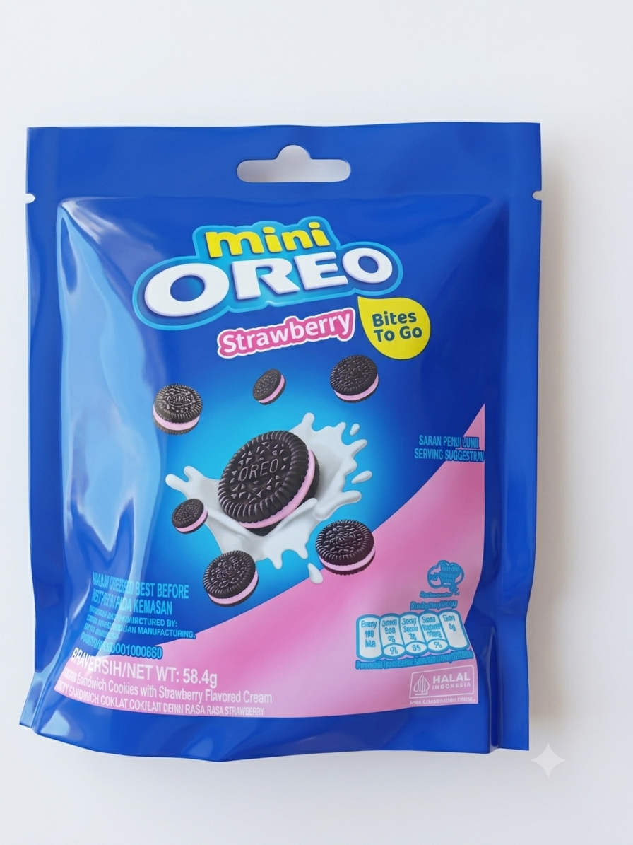 Mini oreo Strawberry (24×58g)