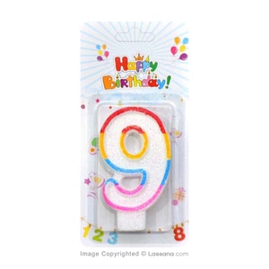 Candle Birthday (12Pcs) - Numbers Nine
