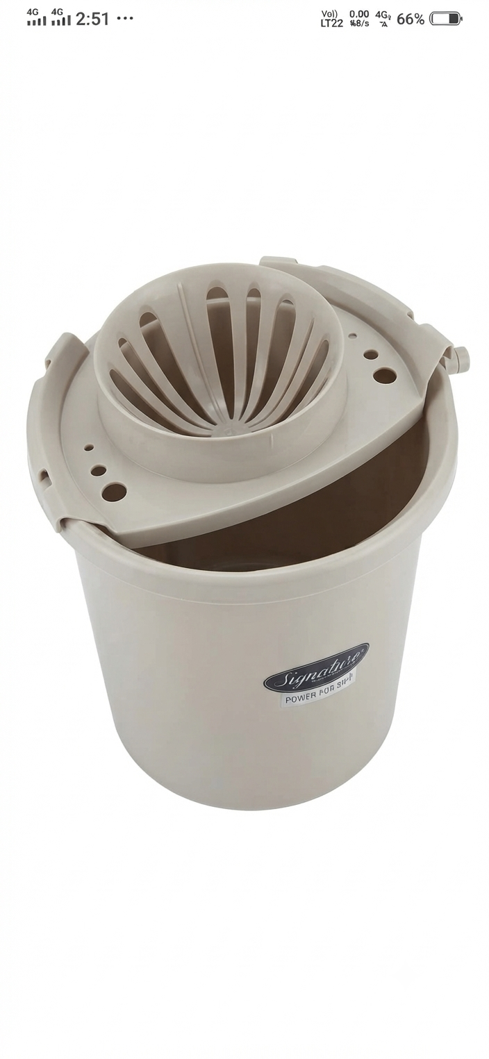 Mop bucket grey color 